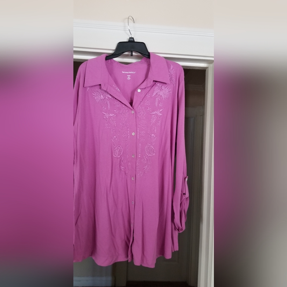 Womans embroidered top